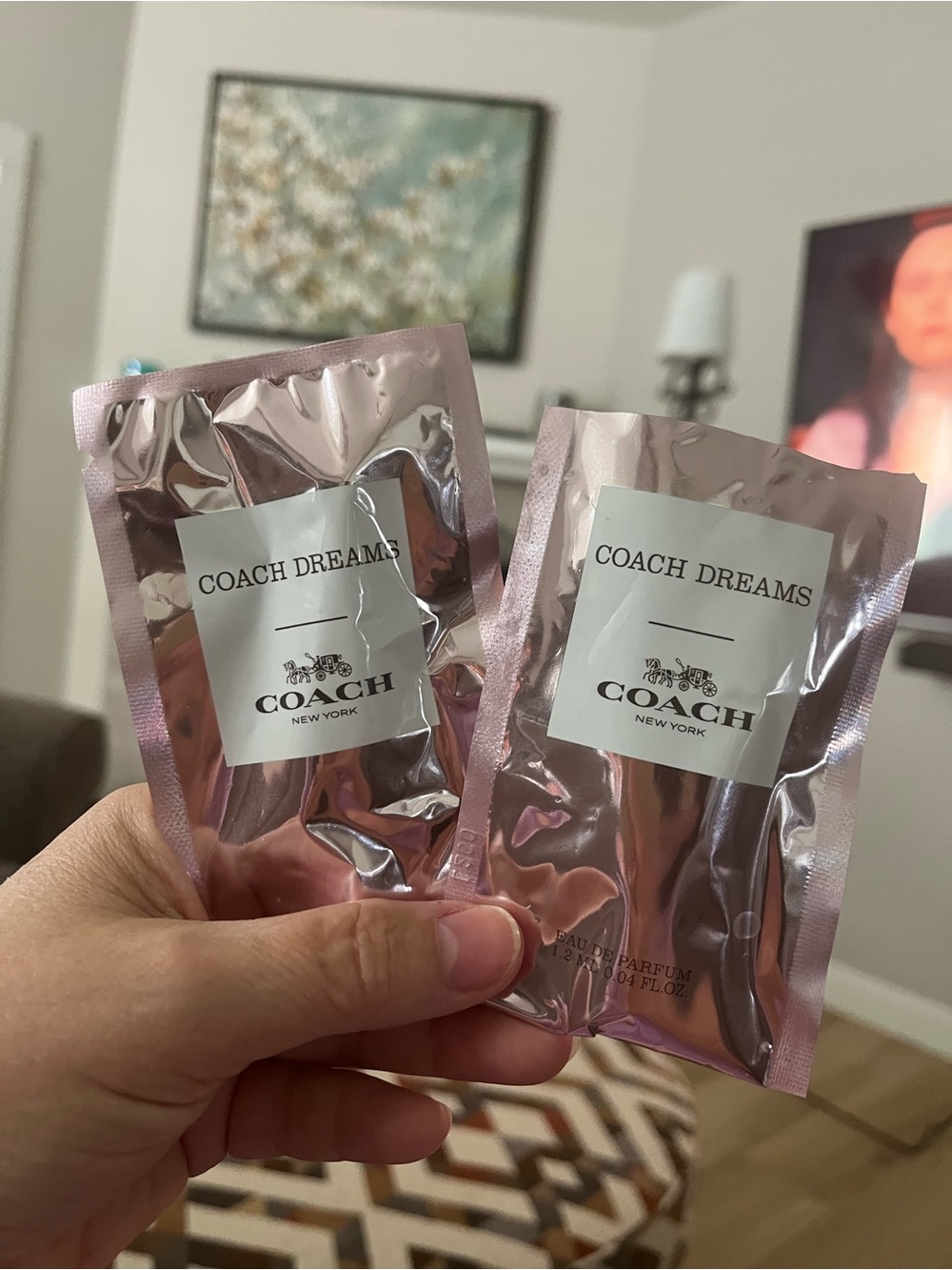 2 New Coach Dreams Perfume Samples